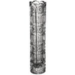 PB CRYSTAL Broušená skleněná váza válec Bohemia Crystal 80121/155mm. Bohatý brus Klasik. – Zboží Dáma