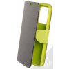 Pouzdro a kryt na mobilní telefon Pouzdro 1Mcz Fancy Book Samsung Galaxy A33 5G limetkově zelená modré