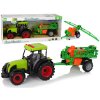 Auta, bagry, technika Lean Toys Baterie Traktor Green Melodie Sprayer