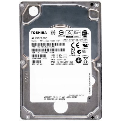 Toshiba 600GB SAS 2,5", AL13SE – Hledejceny.cz