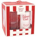 Grace Cole Frosted Cherry & Vanilla Beautiful Cleansing sprchový gel Cleanse 100 ml + tělové mléko Nourish 100 ml + mycí houba dárková sada