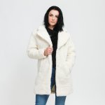 Urban Classics Ladies Oversized Sherpa Coat krémová – Zboží Mobilmania