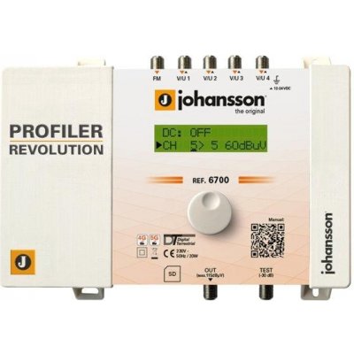 Johansson Anténní zesilovač Profiler Revolucion 6700, 55 db, 32x filtr