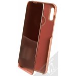 Pouzdro 1Mcz Clear View flipové Huawei Y6 2019 růžové – Zboží Živě