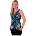 Jožánek kojicí tílko Kateřina černo modré vzorované TISK07 – Zboží Dáma