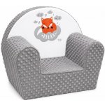 New Baby Dětské křeslo Minky Liška šedé – Hledejceny.cz