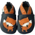 Hopi Hop kožené capáčky barefoot Lišáček modré – Zboží Dáma