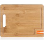 BANQUET Prkénko krájecí dřevěné BRILLANTE Bamboo 28 x 21 x 1,5 cm, s brouskem na nože – Hledejceny.cz
