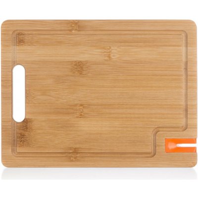 BANQUET Prkénko krájecí dřevěné BRILLANTE Bamboo 28 x 21 x 1,5 cm, s brouskem na nože – Hledejceny.cz