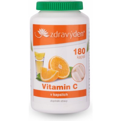 Zdravý den Vitamín C 180 kapslí – Sleviste.cz