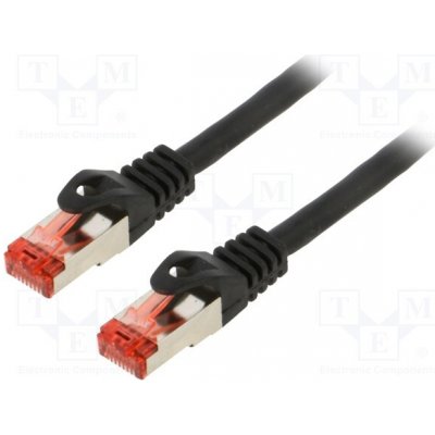 Lanberg PCF6-10CU-0300-BK Patch S/FTP Kat. 6 RJ45 vidlice z obou stran lanko Cu 3m – Zboží Živě
