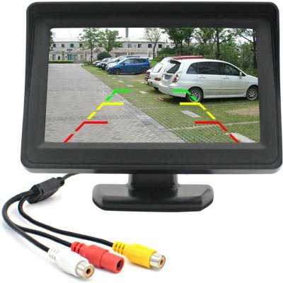 Barevný LCD 4,3" video monitor TFT-430 do auta – Zboží Živě