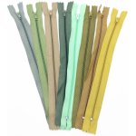 Spirálový zip šíře 3 mm délka 20 cm - odstíny zelené Varianta: 9 – Hledejceny.cz