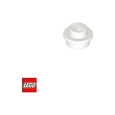 LEGO® 4073 Podložka kruhová 1x1 Bílá – Zbozi.Blesk.cz
