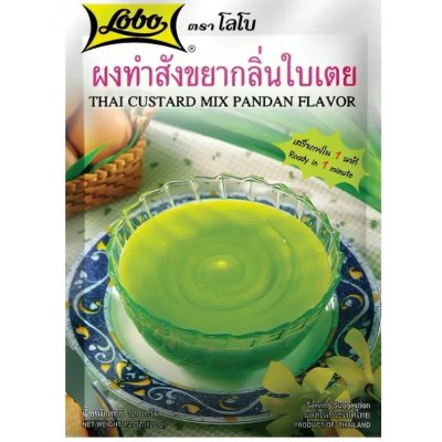 Lobo Thai Custard s Pandan příchutí 120 g – Zboží Mobilmania