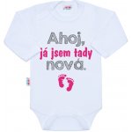 Body s potiskem New Baby Ahoj já jsem tady nová. – Zboží Dáma