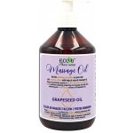 Eco U Eco-U masážní olej s olejem z hroznových jader 500 ml – Sleviste.cz