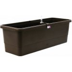 Plastkon Samozavlažovací truhlík GARDENIE SMART 80x23x20 cm hnědý – Sleviste.cz