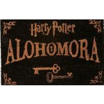 CurePink rohožka Harry Potter: Alohomora (60 x 40 cm) černá [GP85067] – Zboží Dáma
