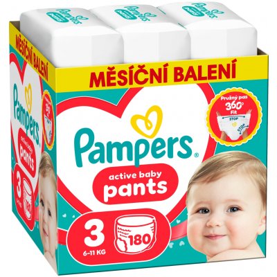 Pampers Active Baby 3 180 ks – Hledejceny.cz