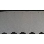 Záclona na vitrážku 11622 šedá výška 60 cm – Hledejceny.cz