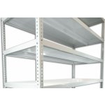 Biedrax Regál 60 x 130 x 150 cm 4 police bílý – Sleviste.cz