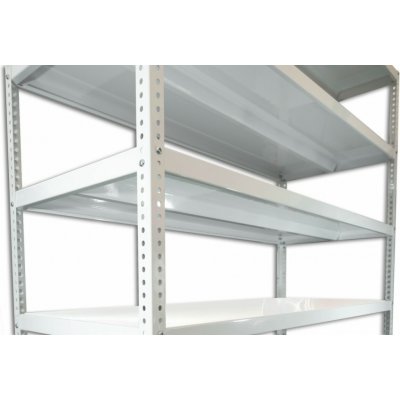 Biedrax Regál 60 x 130 x 150 cm 4 police bílý – Sleviste.cz