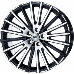 RH WM Flowforming 8x17 5x112 ET35 black polished