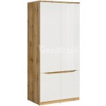 BRW NUIS SZF4D dub wotan + bílý lesk – Zbozi.Blesk.cz