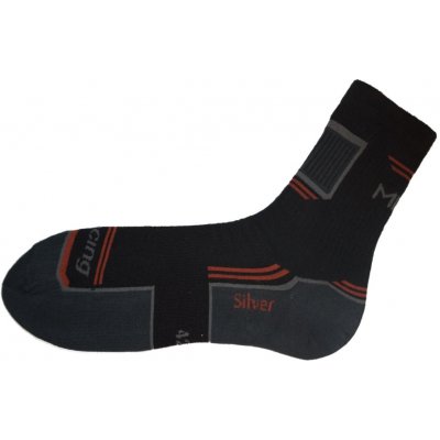 Racing Sportovní ponožky černo-červené