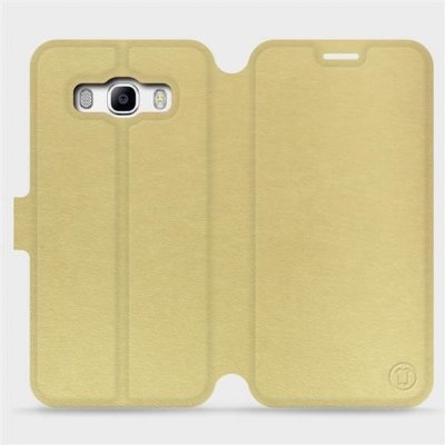 Pouzdro Mobiwear Flip Samsung Galaxy J5 2016 v provedení C_GOS Gold&Gray