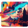 Pouzdro a kryt na mobilní telefon Pouzdro iSaprio Flip s kapsičkami na karty - Colorful Mountains 02 Samsung Galaxy A20e