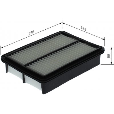 Vzduchový filtr BOSCH F 026 400 747 (F026400747) – Hledejceny.cz