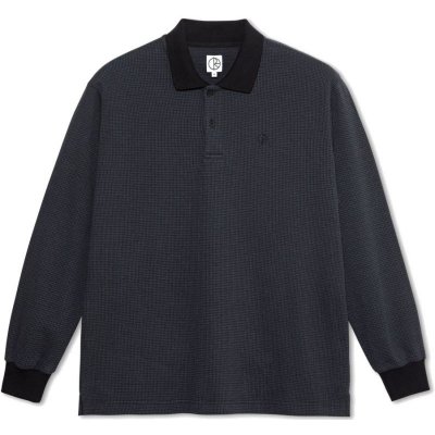 Polar košile Polo Houndstooth L/S černá