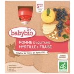 Babybio kapsička Jablko borůvky jahody 4 x 90 g – Zboží Dáma