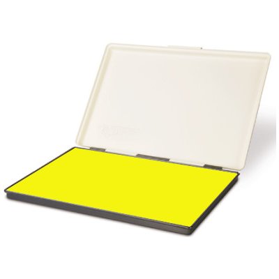 Shiny Poduška pro razítka 21 x 18 cm žlutá – Zbozi.Blesk.cz