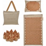 AKUMATA Akupresurní podložka ECO krémově-zlatá 72 x 40 cm – Zboží Dáma