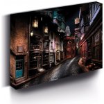Harry Potter Obraz LED svítící 30x40 cm - Příčná ulice – Zboží Mobilmania