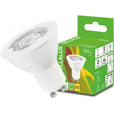 Bellalux LED žárovka GU10 4,5W = 50W 350lm 2700K teplá bílá 36° – Hledejceny.cz