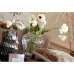 Váza Dôme Deco sklo H35cm barva / provedení: čirá, materiál: sklo, průměr: 35, užití: interiérové, výška do:: 40 – Hledejceny.cz