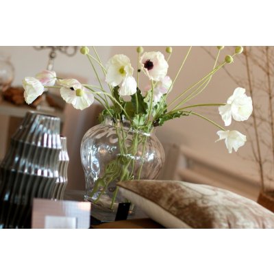 Váza Dôme Deco sklo H35cm barva / provedení: čirá, materiál: sklo, průměr: 35, užití: interiérové, výška do:: 40 – Hledejceny.cz