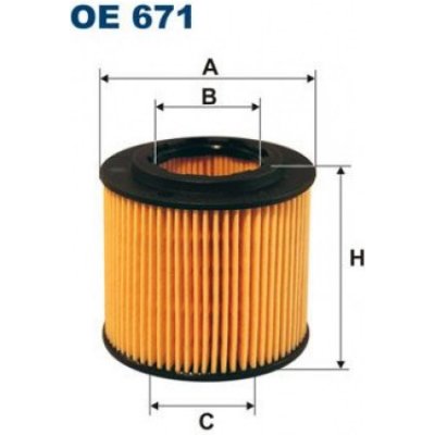 FILTRON Olejový filtr OE 671 – Zboží Mobilmania