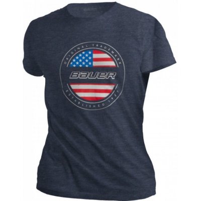 Bauer triko USA FLAG TEE SR NAVY 1059426