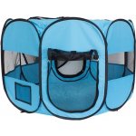 FunPlay AG379 textilní ohrádka pro děti 90x61cm modrá – Sleviste.cz