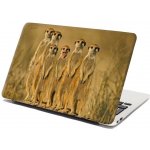 Sablio Samolepka na notebook Surikaty - 29x20 cm – Zboží Živě
