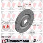 ZIMMERMANN Brzdový kotouč SPORT COAT Z - 350 mm ZIM 100.3376.52 | Zboží Auto
