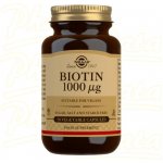 Solgar Biotin 1000 mcg 50 rostlinných kapslí – Hledejceny.cz
