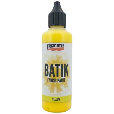 Pentart Barva na batikování tekutá 80 ml žlutá – Zboží Dáma
