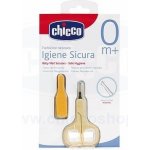 Chicco Nůžky s kulatou špičkou oranžové – Zboží Dáma