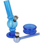 Super Heroes Bong akrylový Giftset Blue 15 cm – Hledejceny.cz